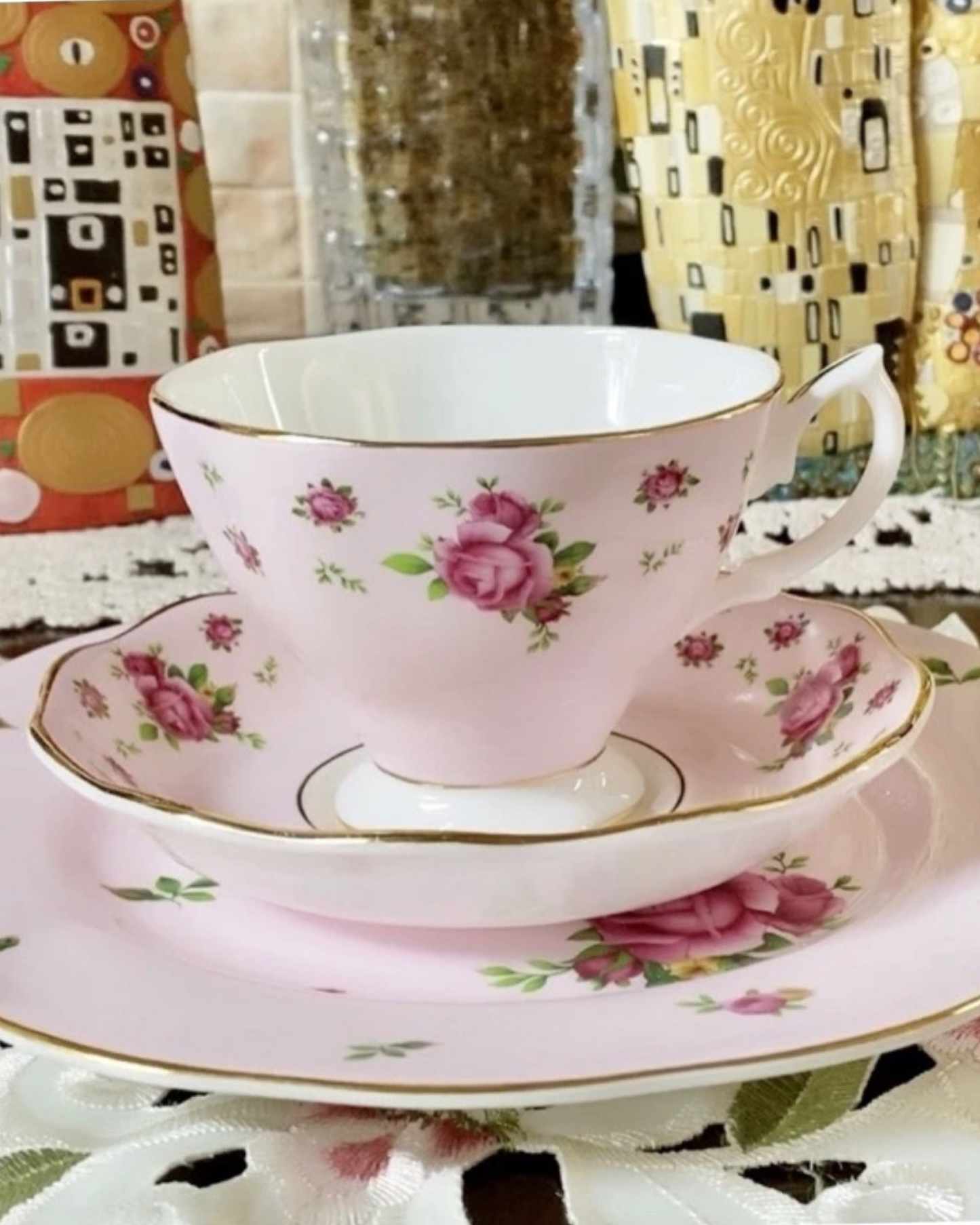 ROYAL ALBERT New Country Rose 3pc Set