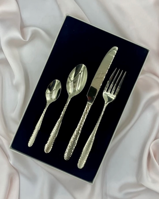 ARTHUR PRICE Champagne Mirage Titanium Coated 16 pc Cutlery Set