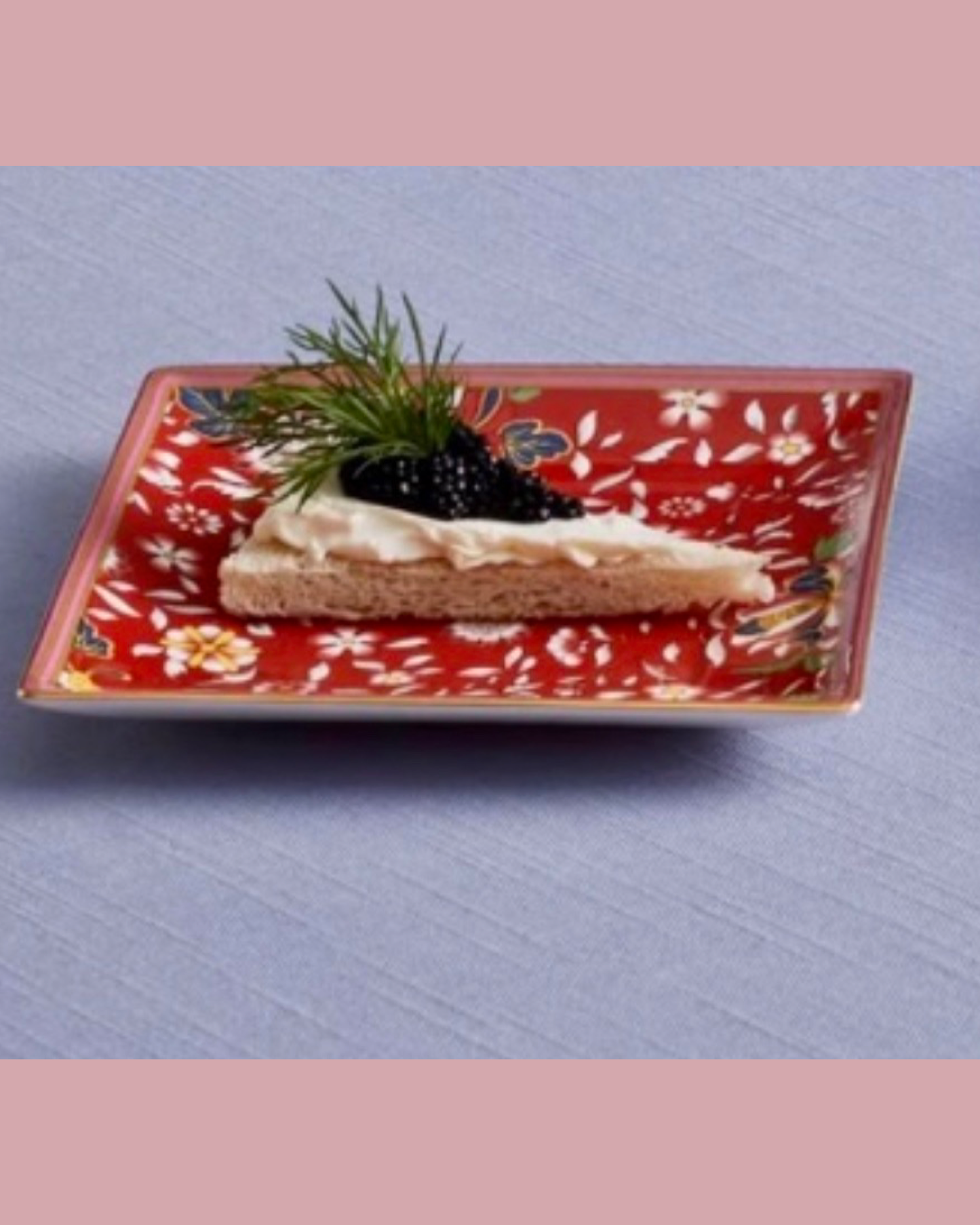 WEDGWOOD Wonderlust Crimson Side Plate/Jewel Tray 14.5CM