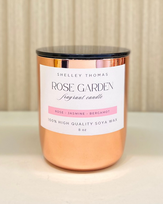 ROSE GARDEN Fragrant Soy Candle
